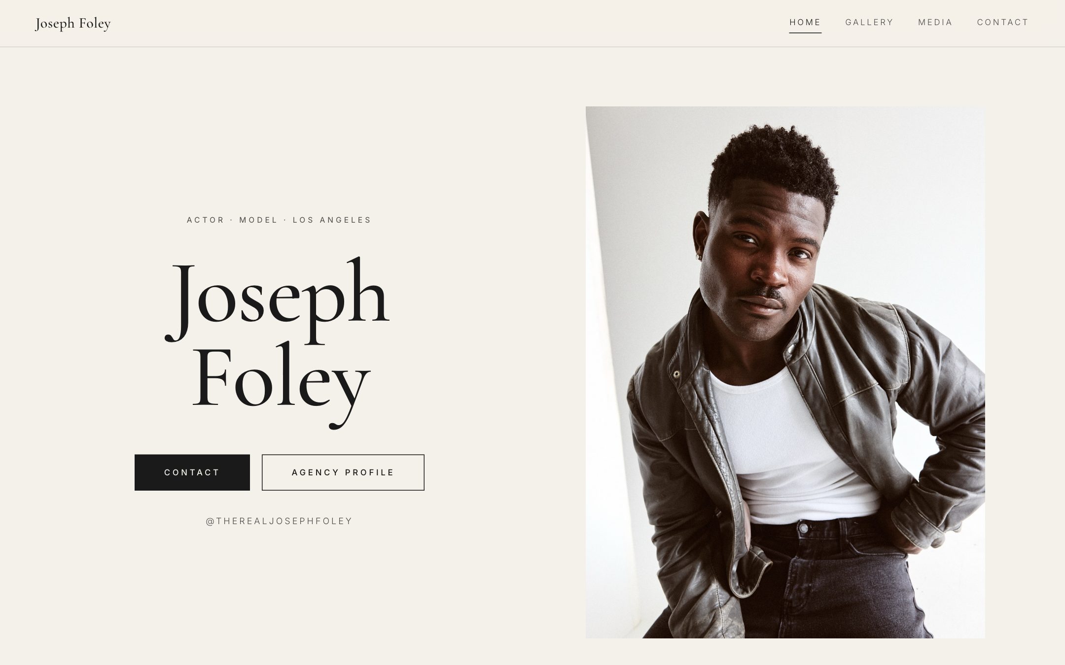 Website built by Autopilot Systems for Joseph Foley, shown on desktop.
